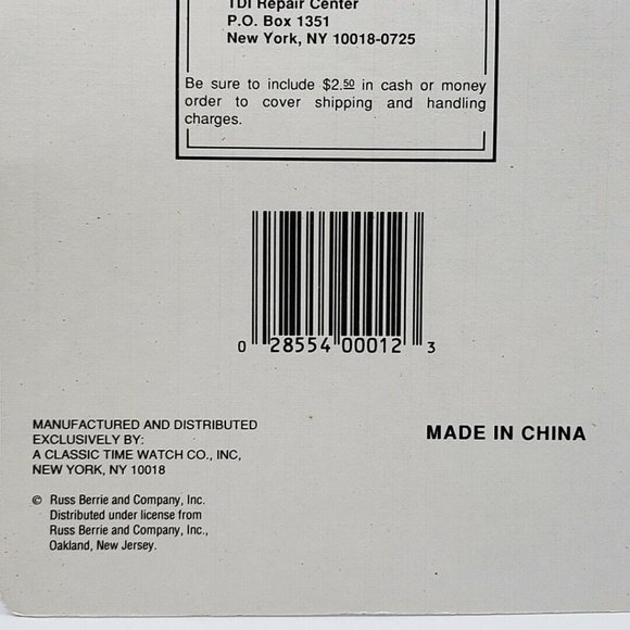 Russ Berrie Troll Kidz Doll Yellow Hair Red Band Flip Cover Quartz Watch Vintage - Picture 4 of 5